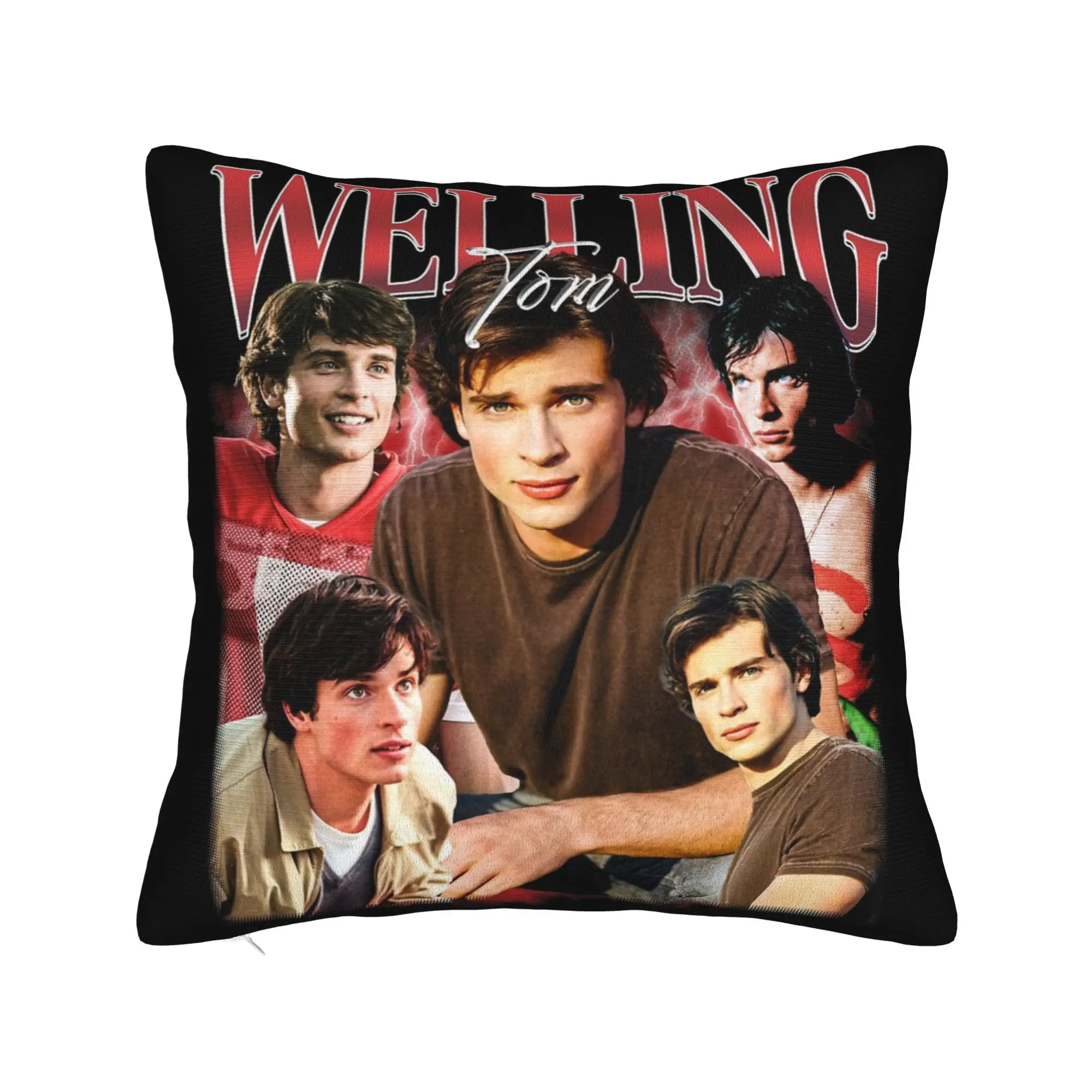 Vintage Welling Tom heated rivalry Pillowcase Soft Fabric Cushion Cover Gift  Throw Pillow Case Cover Living Room Zippered