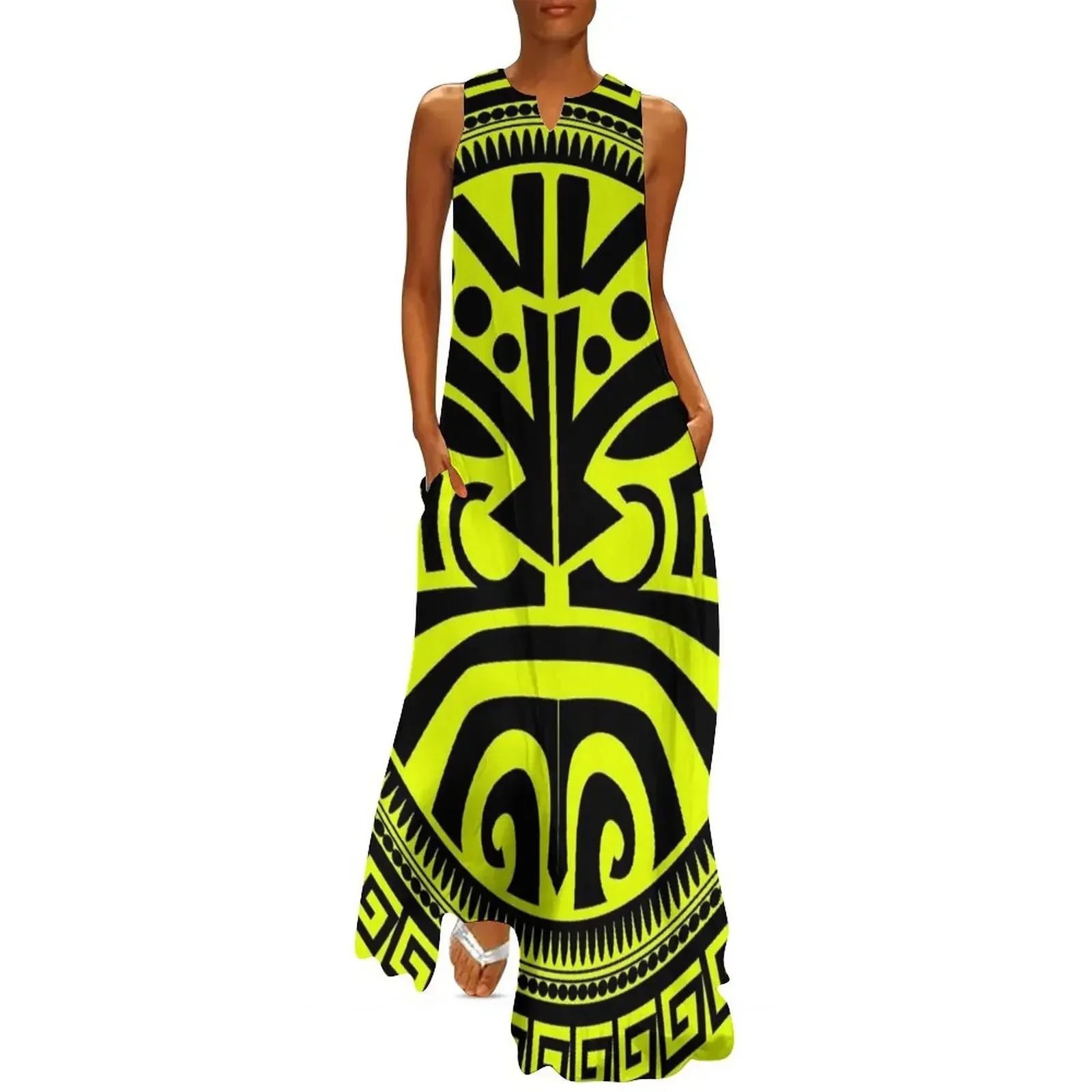 

Polynesian Tribal Sign 3 Long Dress Dance dresses women's clothing trend 2025 luxury woman party dress Long dress