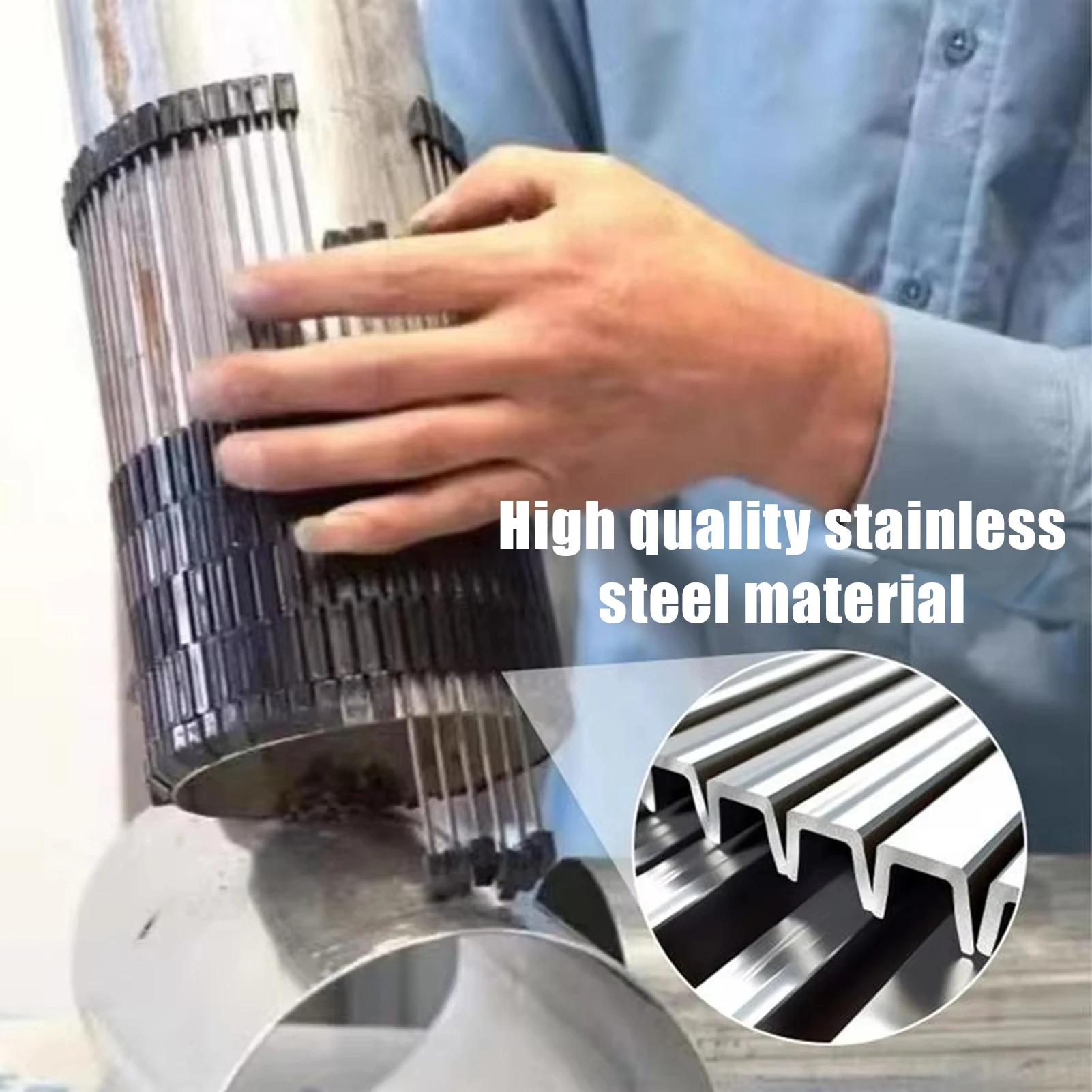 Professional Contour Gauge Stainless Steel Profiling Tool Precise for Carpenters Plumbers Workshop DIY Flooring Tiling Gear