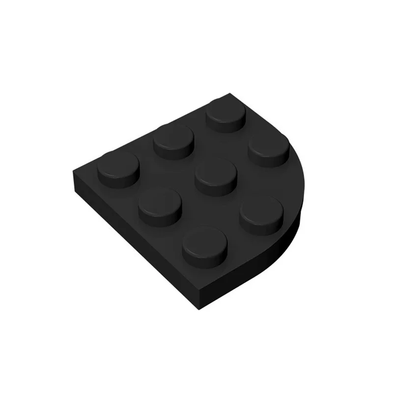 50 Stück Moc 30357 Runde Eckplatte 3x3 für Bausteine Teile DIY Lehrreiches Technik-Zubehör Geschenk Lehrreiches Spielzeug – Detail 3