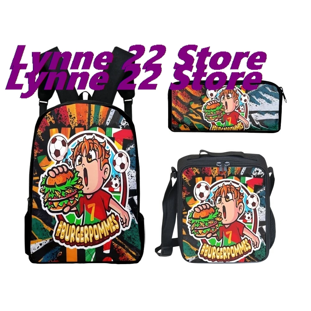 NEW Hot Sale icrimax Merch Boys/Girls School bag, lunch bag, pencil case