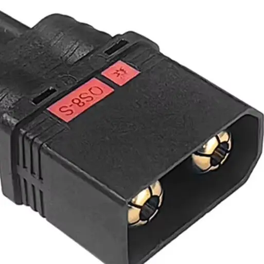 QS8-S Anti Spark Battery Connector 110A With 10AWG Cable Male Female Adapter For RC Aircraft Model FPV Power Supply