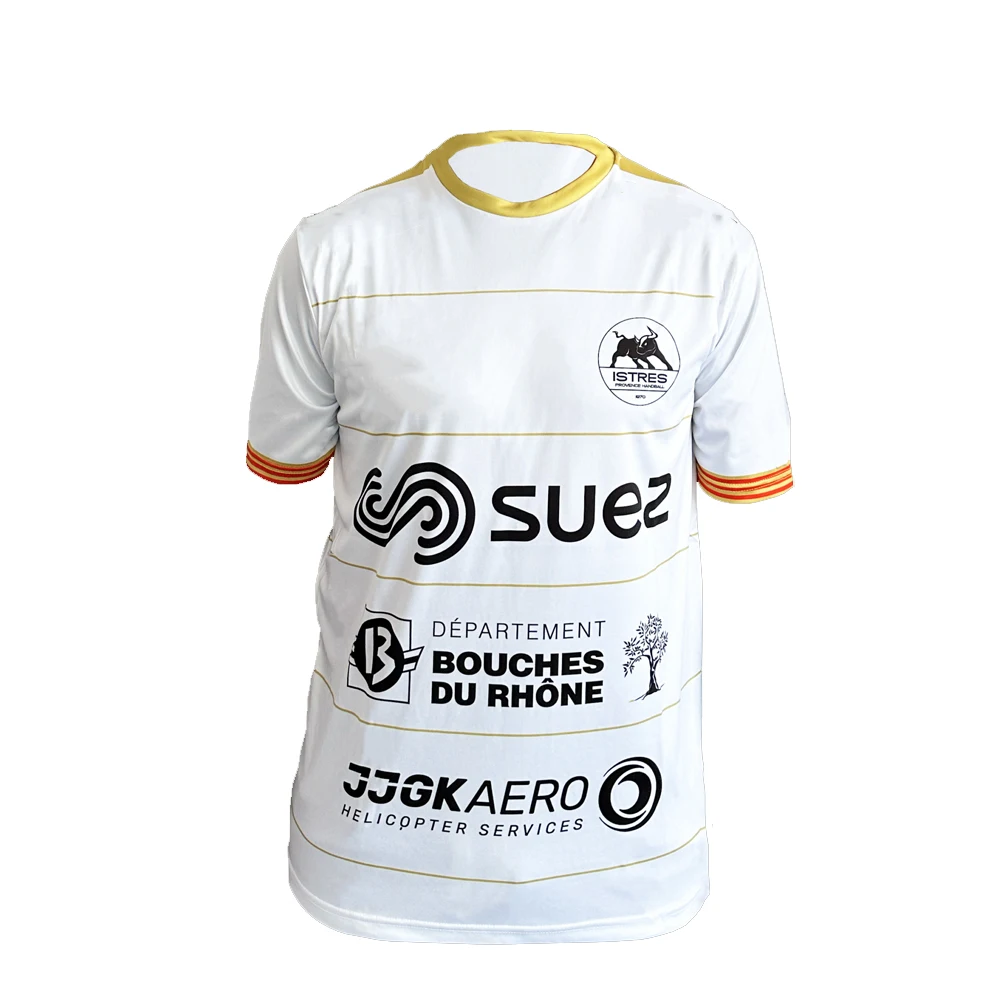 2024/25 رجل Istres بروفانس كرة اليد قميص الشباب الاطفال ملابس رياضية المتضخم التدريب كرة اليد موحدة تنفس جيرسي المحملة