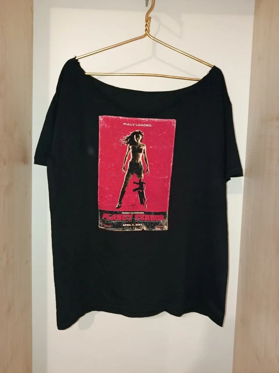 ヴィンテージ-プラネット-テラー-デス-プルーフ-グラインドハウス-プロモ-2007-タランティーノ-tシャツ-サイズ-xl