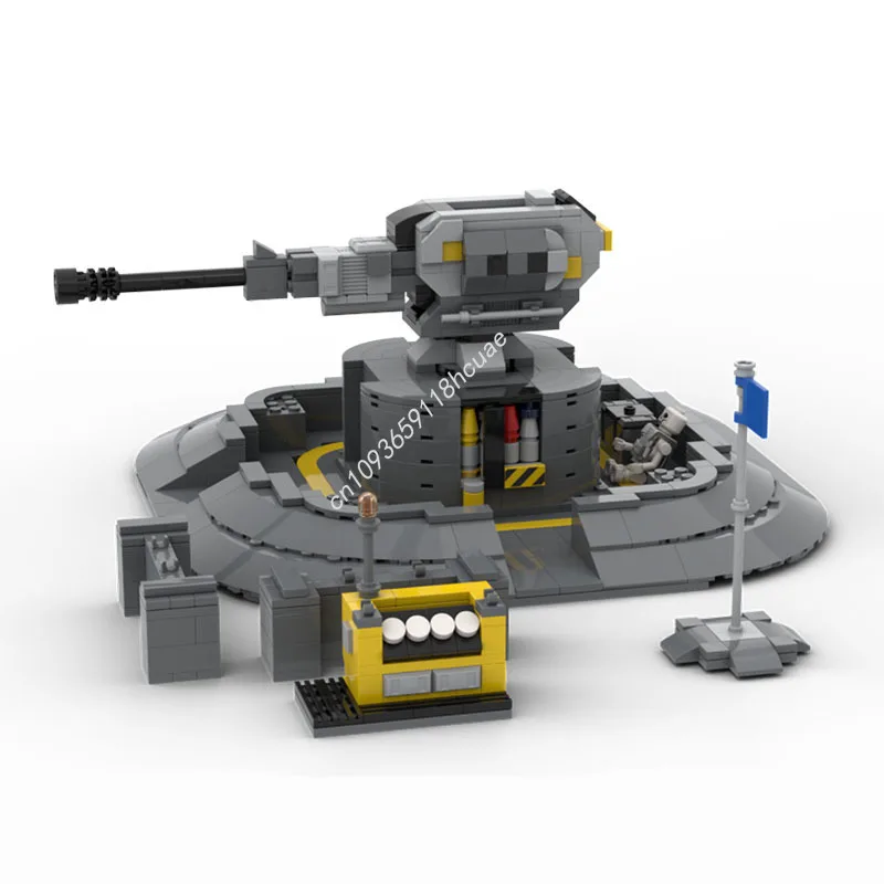 

631 шт. MOC Helldivers 2 SEAF артиллерийские изделия, борьба с защитой, защищенная демократия в галактике, модель строительных блоков, штабелируемые кирпичи