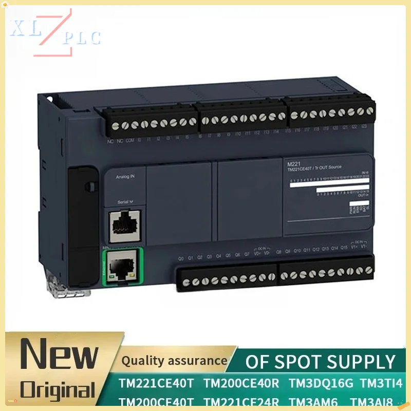 

Original Programmable Logic Controller TM221CE40T TM200CE40R TM3DQ16G TM3TI4 TM3AI8 TM200CE40T TM221CE24R TM3AM Logic Controller