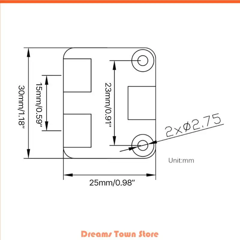 HX6A Conveniente divisor USB 3 puertos Typec Power Distribuidor para RPI BLIKVM y PIKVM