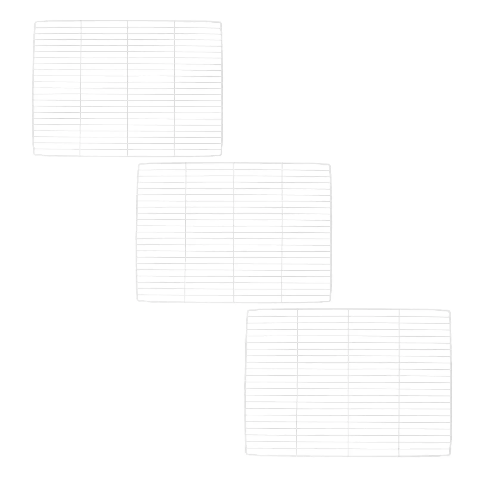 3Pcs Chest Freezer Separator Organizer Divider Iron Wire Shelf Refrigerator Partition Deep Freezer Mesh Dividers Adjustable