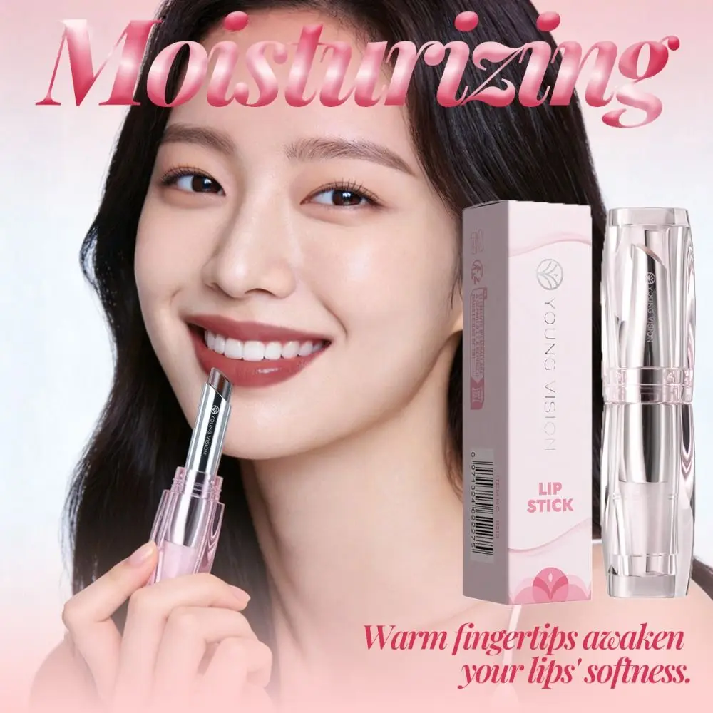 Rossetto Idratante Termosensibile, Balsamo Labbra a Lunga Durata che Cambia Colore, Cura Labbra Colorata con Lucentezza Cristallina