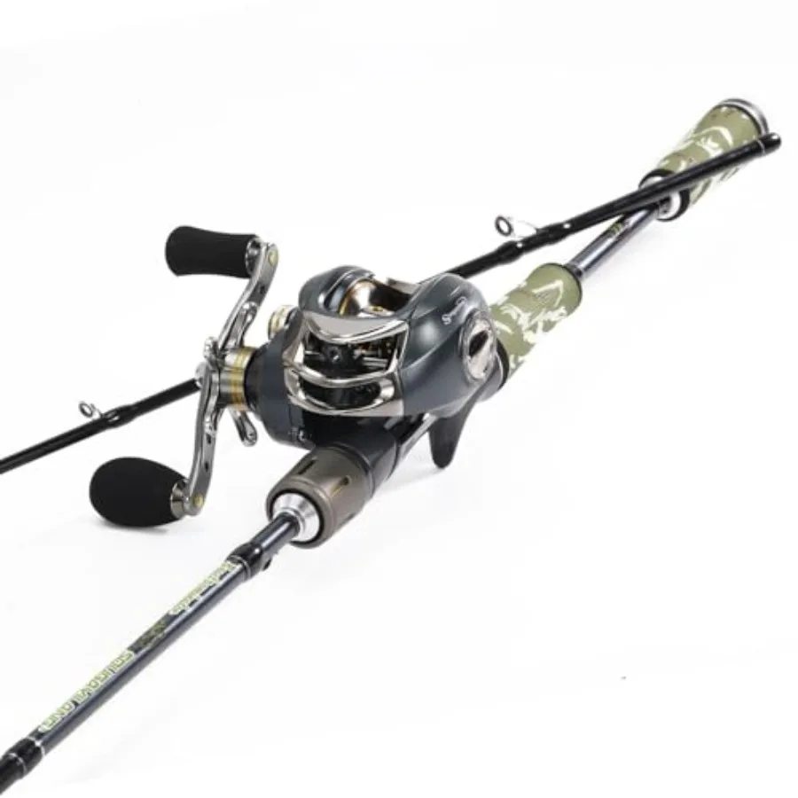 

Fishing Rod and Reel Combos for Spinning and Casting Fishing 30Ton+24Ton Graphite 2Piece Fishing Poles with Supe