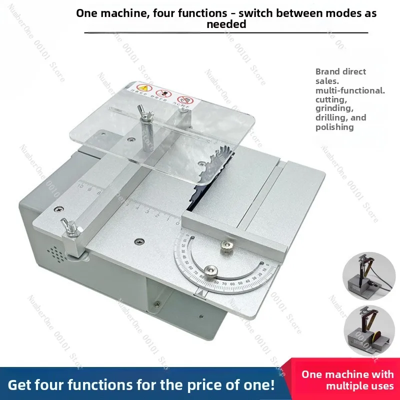 Belt Sander Multifunctional Mini Sander Small Cutting Sanding Belt Sander Table Saw DIY Small Polishing Machine