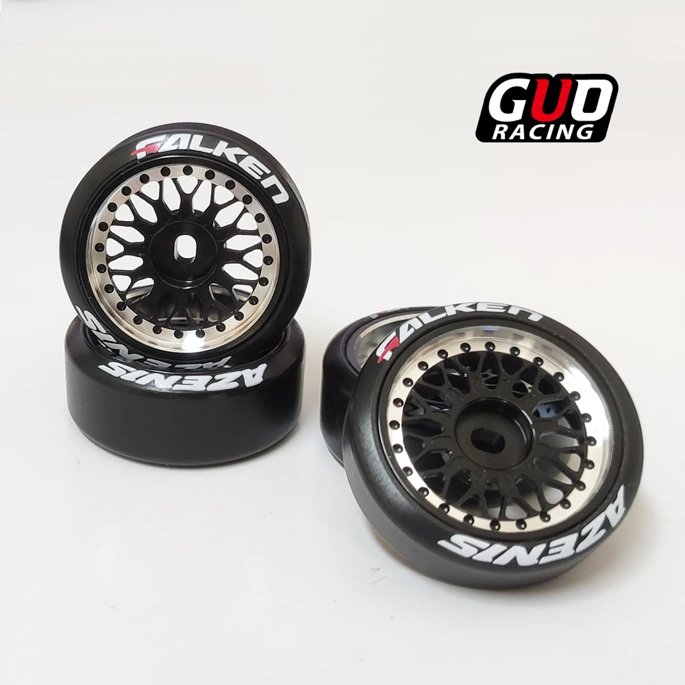 TG Racing 22MM Metal Wheel with Drift Tire for AWD BM RW00 XRX HGD1 WLtoys K969 RC Car