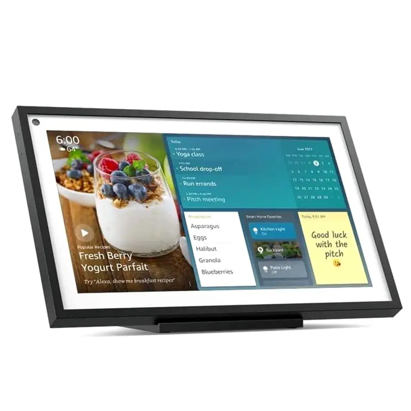 A29F-For Echo Show 15 Case Protective Frame Cover Silicone Case For Echo Show 15 Smart Speaker Dustproof Protective Case view 5