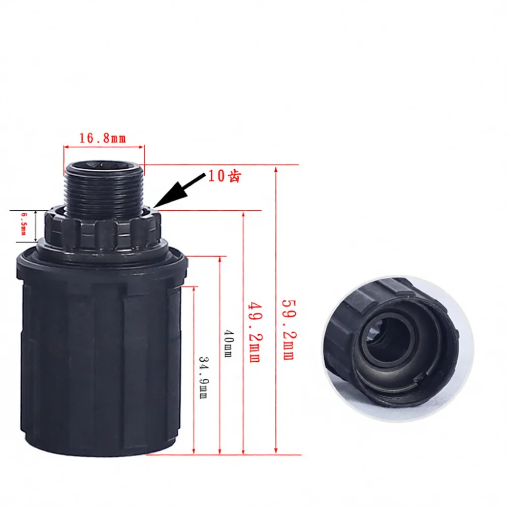 Replacement Mountain Bike Freehub Body For Cassette Hub Steel Bearing Spline Mount Cycling Accessory Repair Spare Part