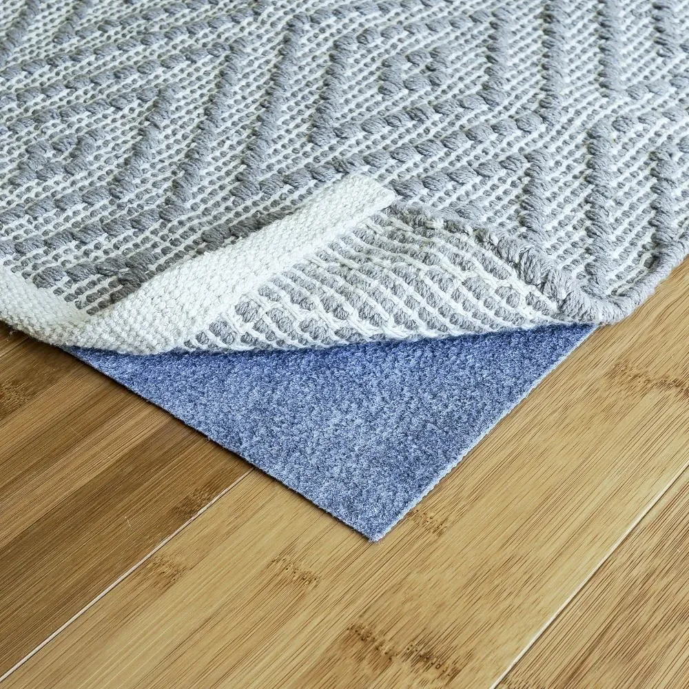 Round -Thick - Felt and Rubber - Ultra Slim Non-Slip Rug Pad - Perfect for High Traffic Areas and Entryways