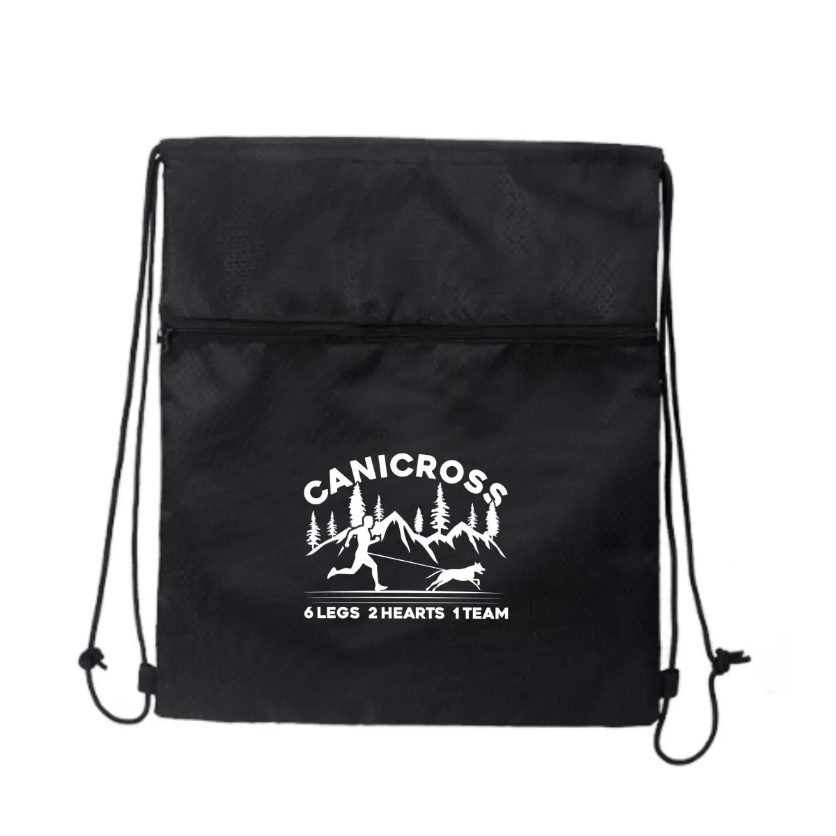 

Canicross 6 Legs 2 Hearts 1 Team Графический рюкзак на шнурке Спортивный рюкзак большой вместимости
