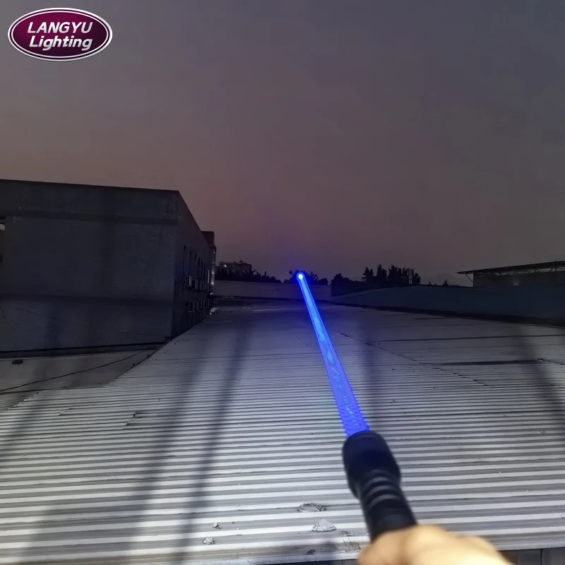 High Bright Laser Flashlight Ultra Long Distance Irradiation High Power Outdoor Portable Laser Flashlight Rechargeable