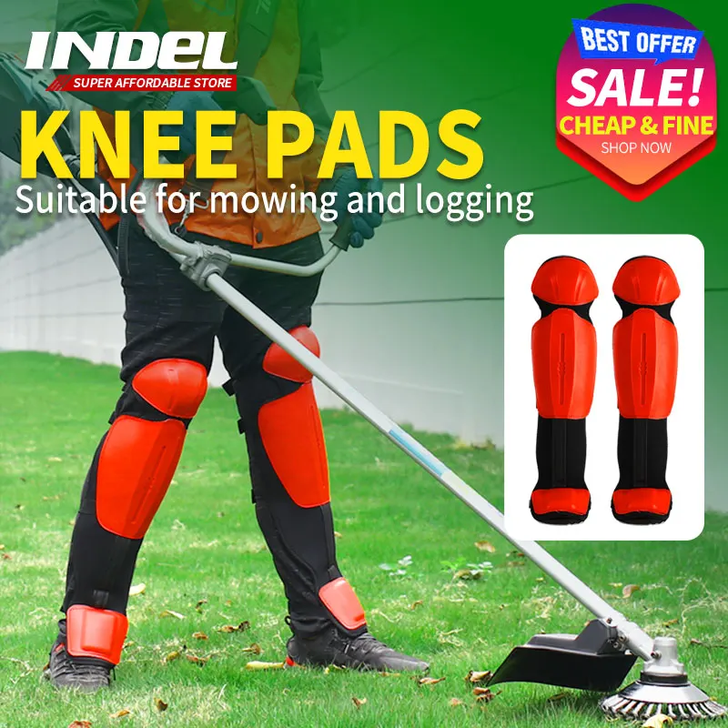 INDEL Garden Knee pads Brush cutting mask Brush Cutter Parts Gasoline Lawn Mower Accessories Garden Tools