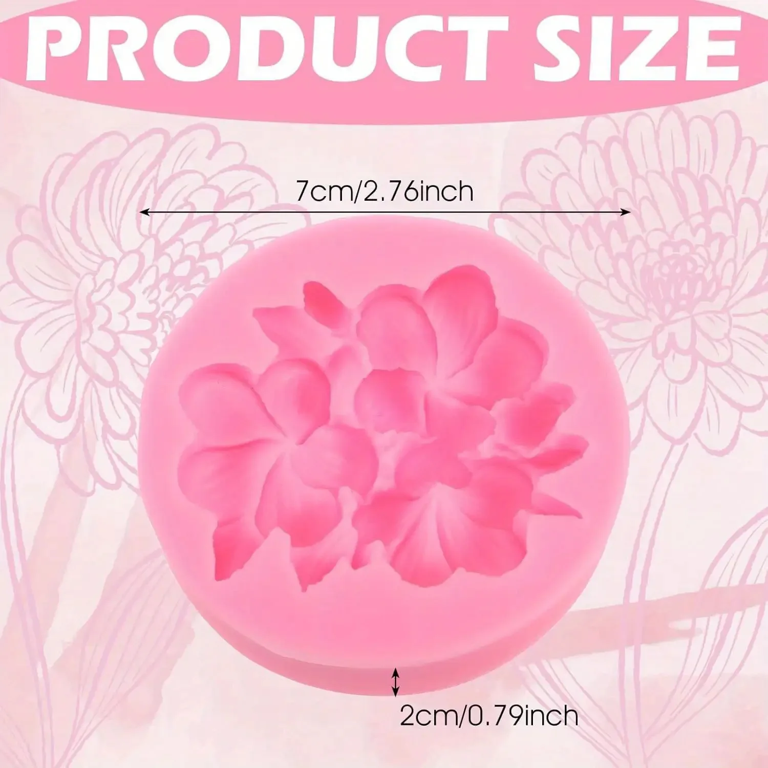 Small Silicone Mold for Polymer Clay