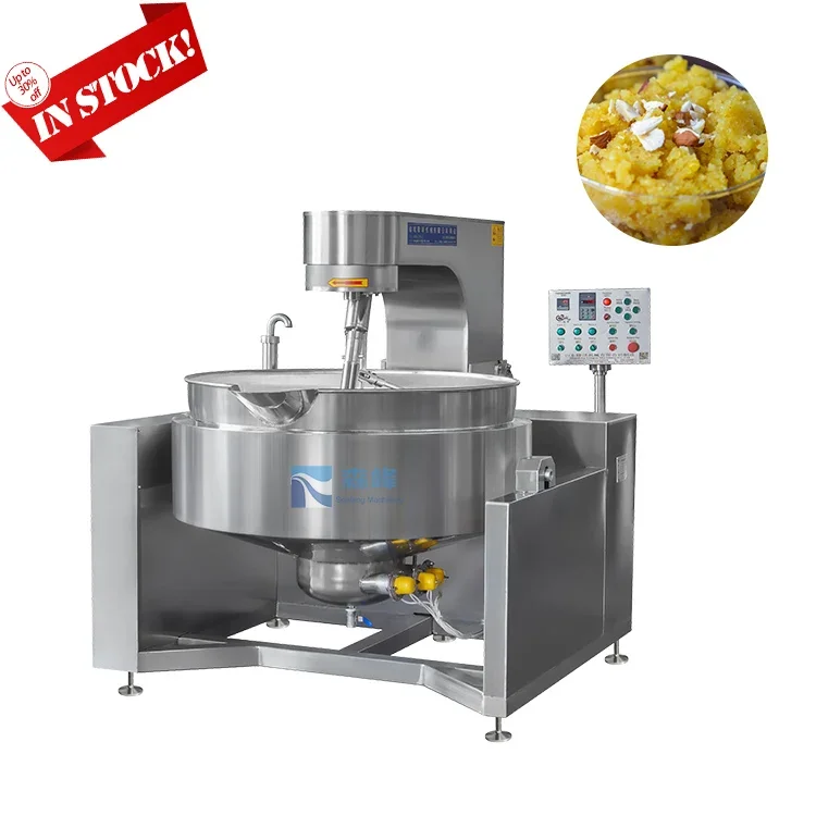 Factory Direct Sale Automatic Stirring Pot Halwa Planetary Electric Cooking Mixer