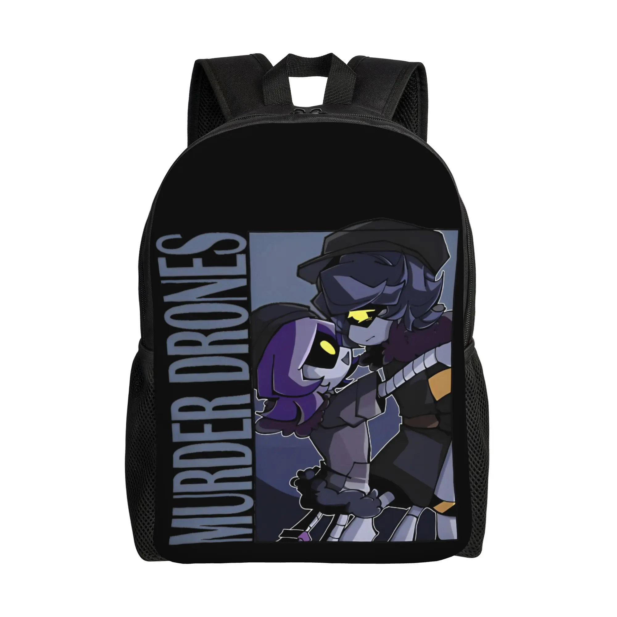 

Рюкзак «Аниме: Убийственные дроны» для мужчин и женщин, стильный студенческий/деловой рюкзак, игровая мультяшная манга-сумка для ноутбука, холщовая сумка для активного отдыха