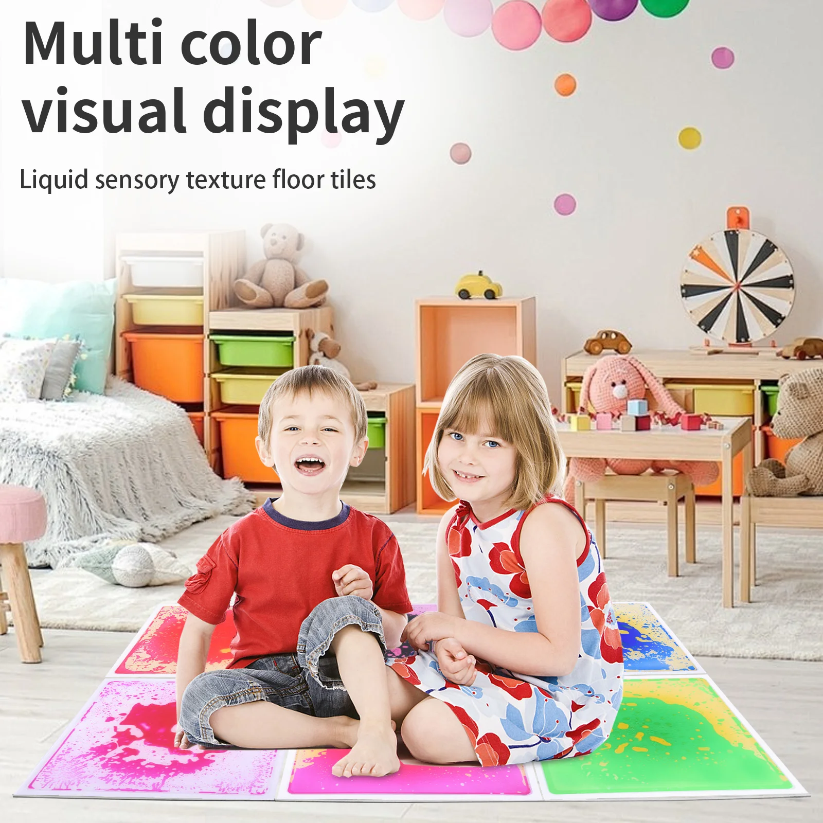 Jouet d'intégration sensorielle d'équilibre de pierre de marche pour enfant, tapis rampant Tactile liquide Montessori, jouet d'activité paroisseuse, équipement d'autisme