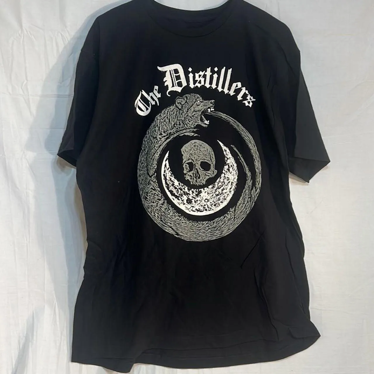 Vtg The Distillers Band Music Tour Cotton Black Full Size Unisex Shirt MM1663