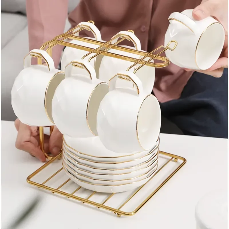 Glass Fruit Teapot Set with Candle Warmer Simple Tea Cup Coffee Mug Gift Box Tray for Home Kitchen Decor Elegant Design