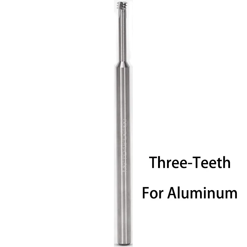 เหล็กทังสเตน CNC 60 HRC แบบเดี่ยว/สามขลุ่ยยาว100มม. M1M2M3M4M6M8M10M12M14ตัดกัดเกลียวสำหรับอลูมิเนียม/เหล็ก