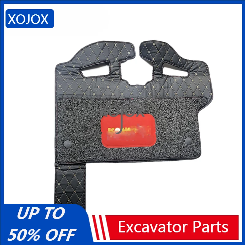 XOJOX For Komatsu PC 200/210/240/300/360-7-8 Excavator Flooring Excavator Mats Room Carpet Rubber Caterpillars Accessories