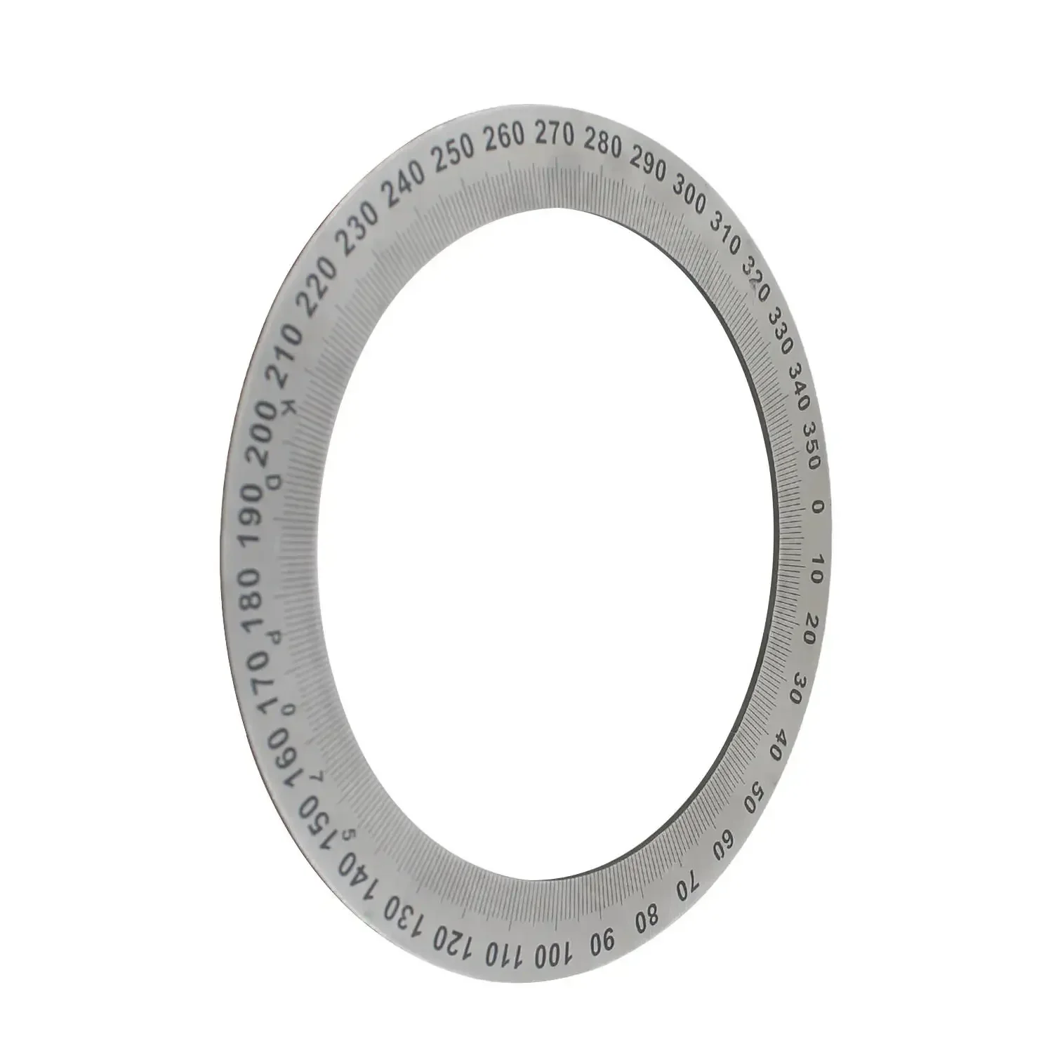 170x130x2 الفولاذ المقاوم للصدأ جولة الهاتفي زاوية أداة قياس الطلب مقياس القرص لوحة مزخرفة الملحقات الميكانيكية 1 قطعة