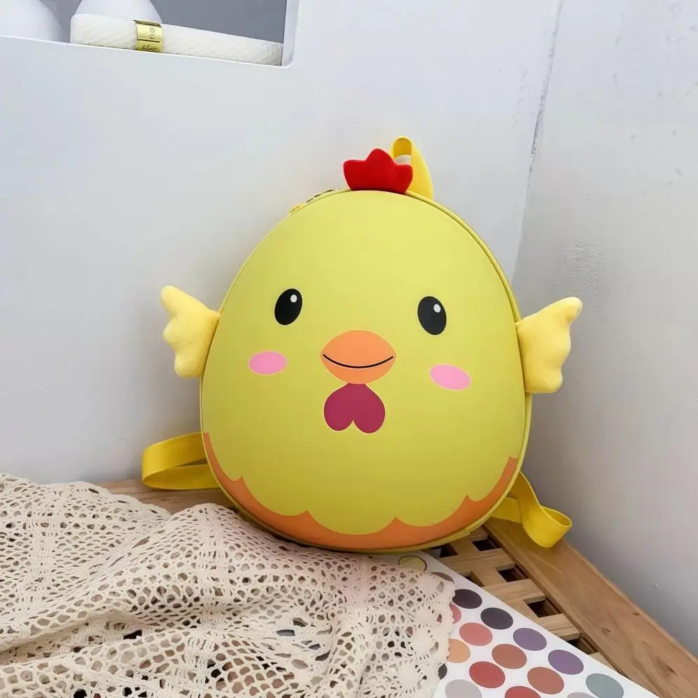 楽しい 3D 卵殻バックパック大容量漫画ひよこバックパック防水シミュレーション子供ランドセル子供のギフト