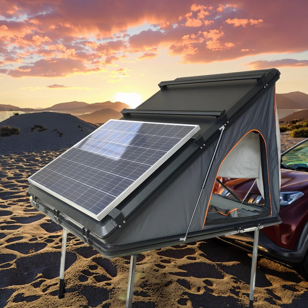 

WJW DZ Усовершенствованная настройка 4WD Offroad Camping Жесткий корпус Алюминиевая палатка на крыше автомобиля с тентом 270 от Hard Top Ro