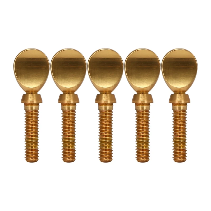 Gold Copper Clarinet Saxophone Sax Neck Tightening Screws Soprano Alto Tenor Woodwind Instrument Parts Pack of 5