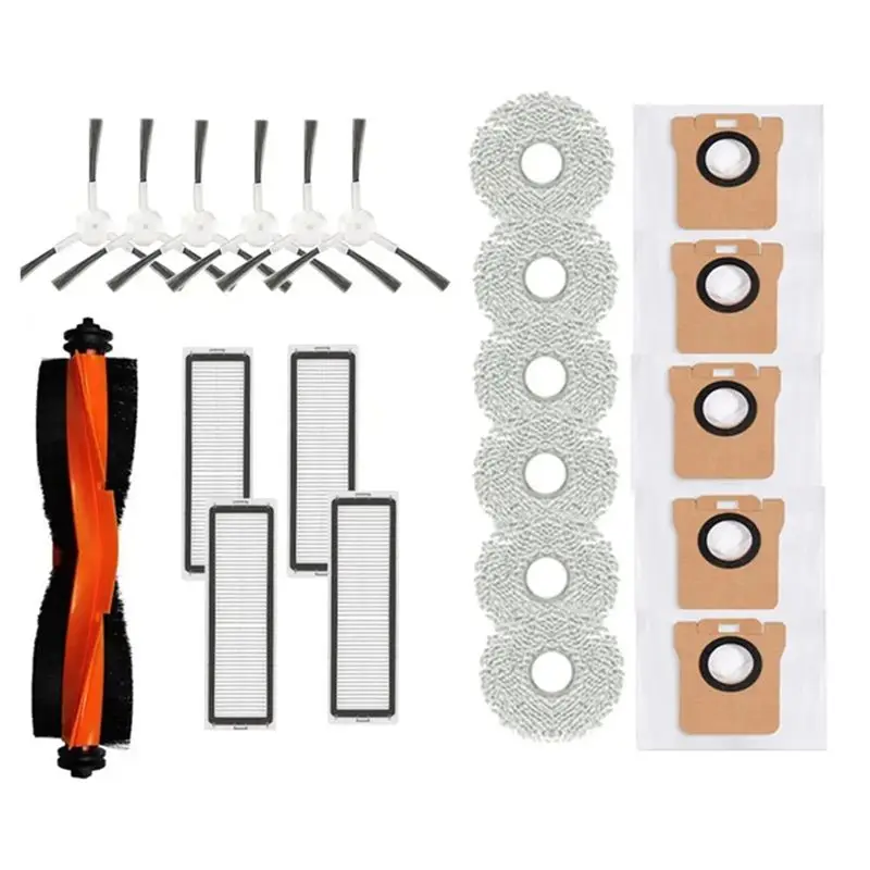 

Removable Accessories For Xiaomi Robot Vacuum X20+ / X20 Plus Parts Main Side Brush Hepa Filter Mop Cloth Dust Bag Replacement