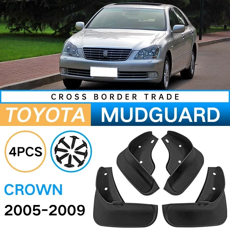 

4 шт. брызговики переднего и заднего колеса для Toyota Crown 2005-2009 седан Touring, брызговики, аксессуары для крыльев