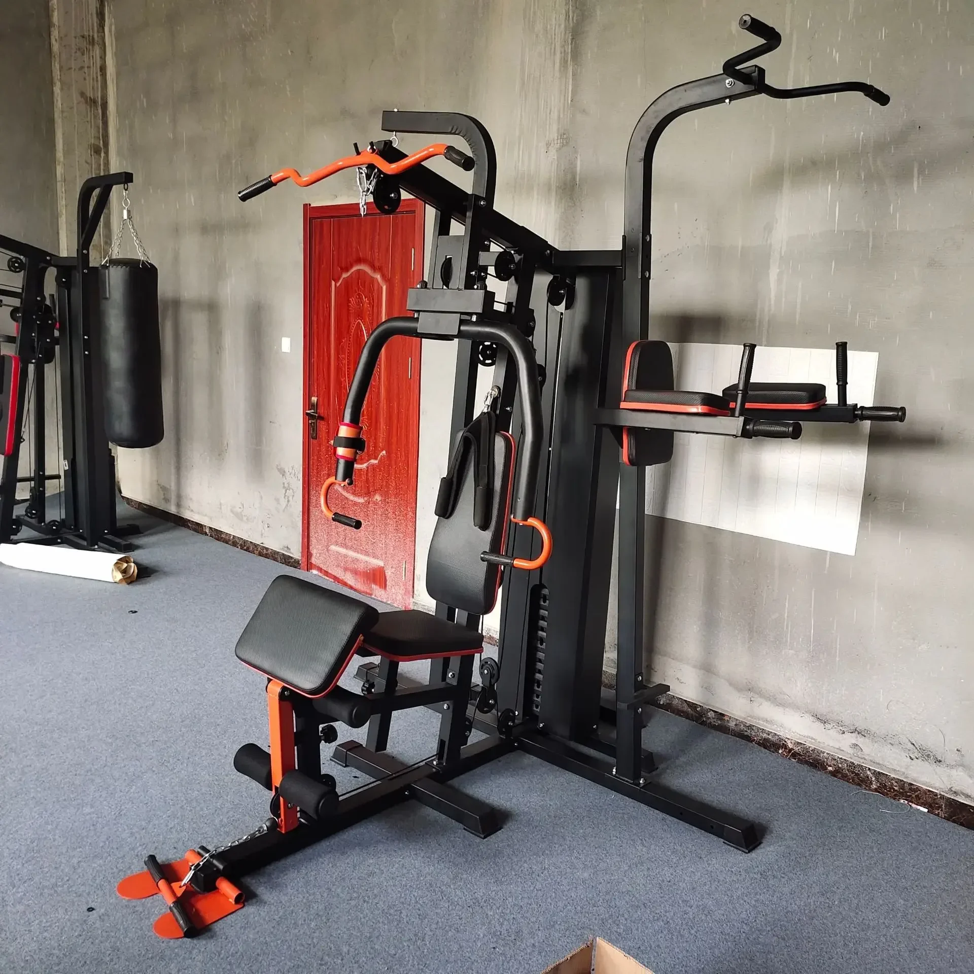 Multifunctional Combination Training Device Home Sport Men Strength Equipment Single Integrated Trainer Exercise Gym Station