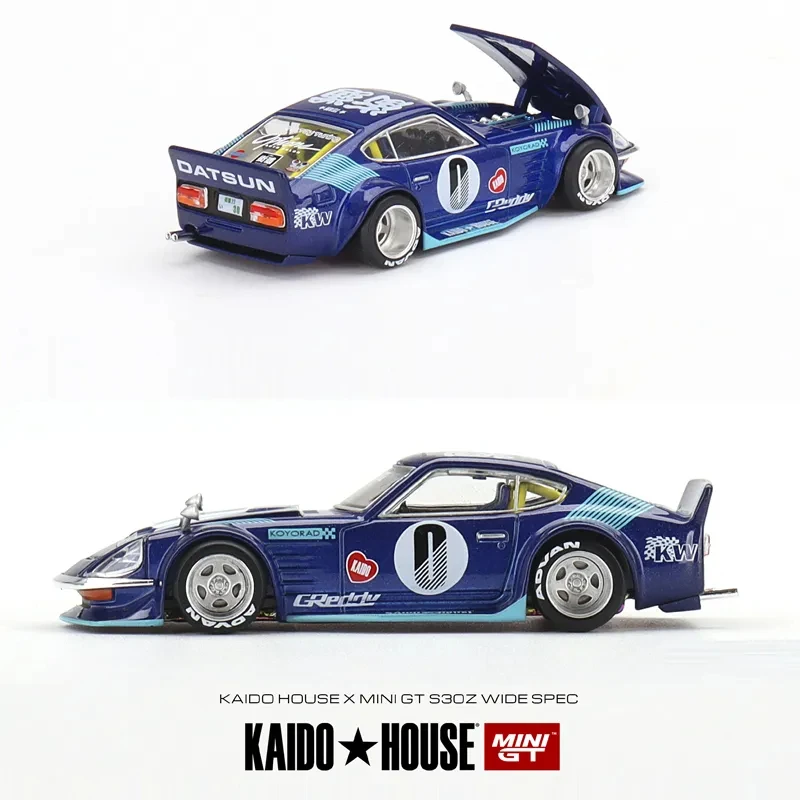 TSM MINI GT KAIDO HOUSE #24 Open Front Cover 1:64 DATSUN S30 Fairlady Z Die-cast alloy car model collection display gifts