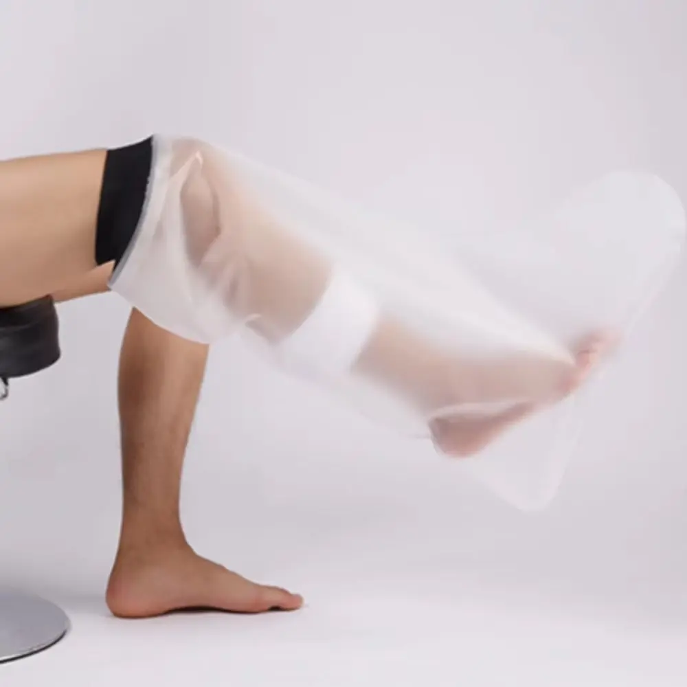 

Sealed Design Waterproof Cast Cover Full Leg Cover Protective Ring Wound Protector Waterproof Material Lower Leg Cover