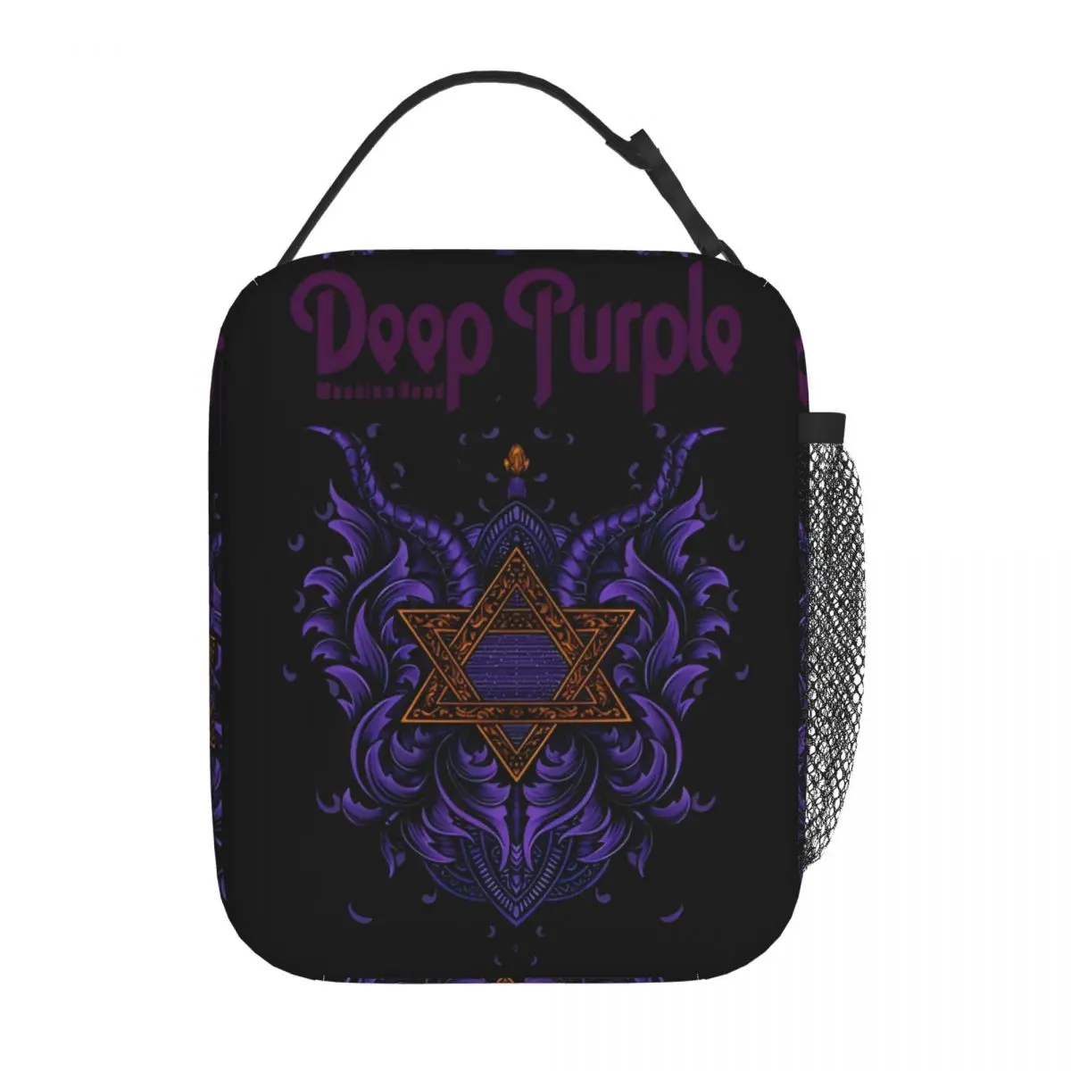 Machine Head Deep Purple Rock Band Insulated Lunch Bags Food Container Portable Thermal Cooler Lunch Boxes For School Office