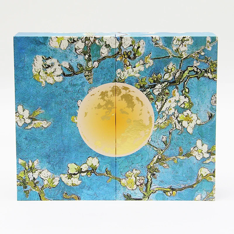 Aangepaste queryAangepaste afdrukken Logo Ontwerp Dubbele deur Open Stijve dozen Boekstijl Aangepaste kerstcadeau Adventskalender Cl