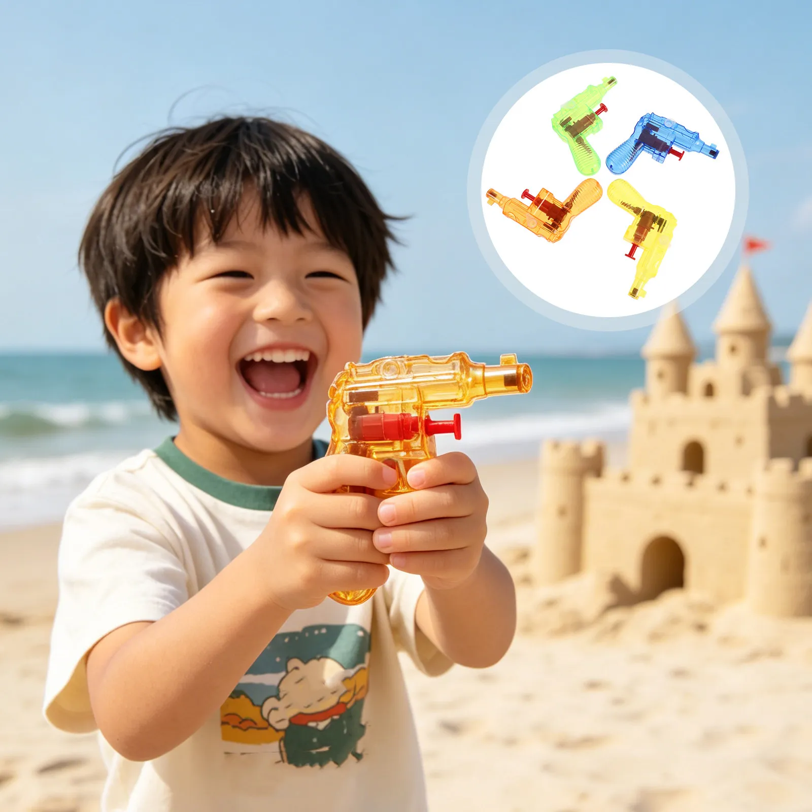 

20Pcs Kids Water Gun Mini Plastic Transparent Pool Beach Outdoor Water Sprayer for Summer Pool Party Fun Outdoor Swimming Toy