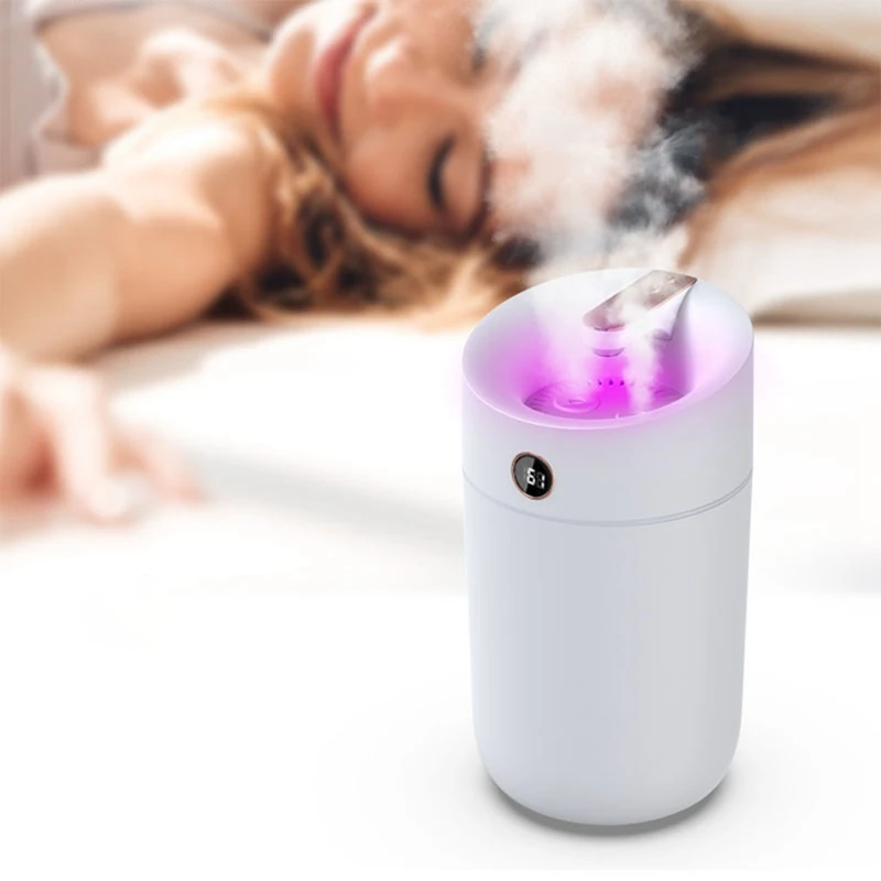 Увлажнитель воздуха, красочная Быстрая зарядка от USB
