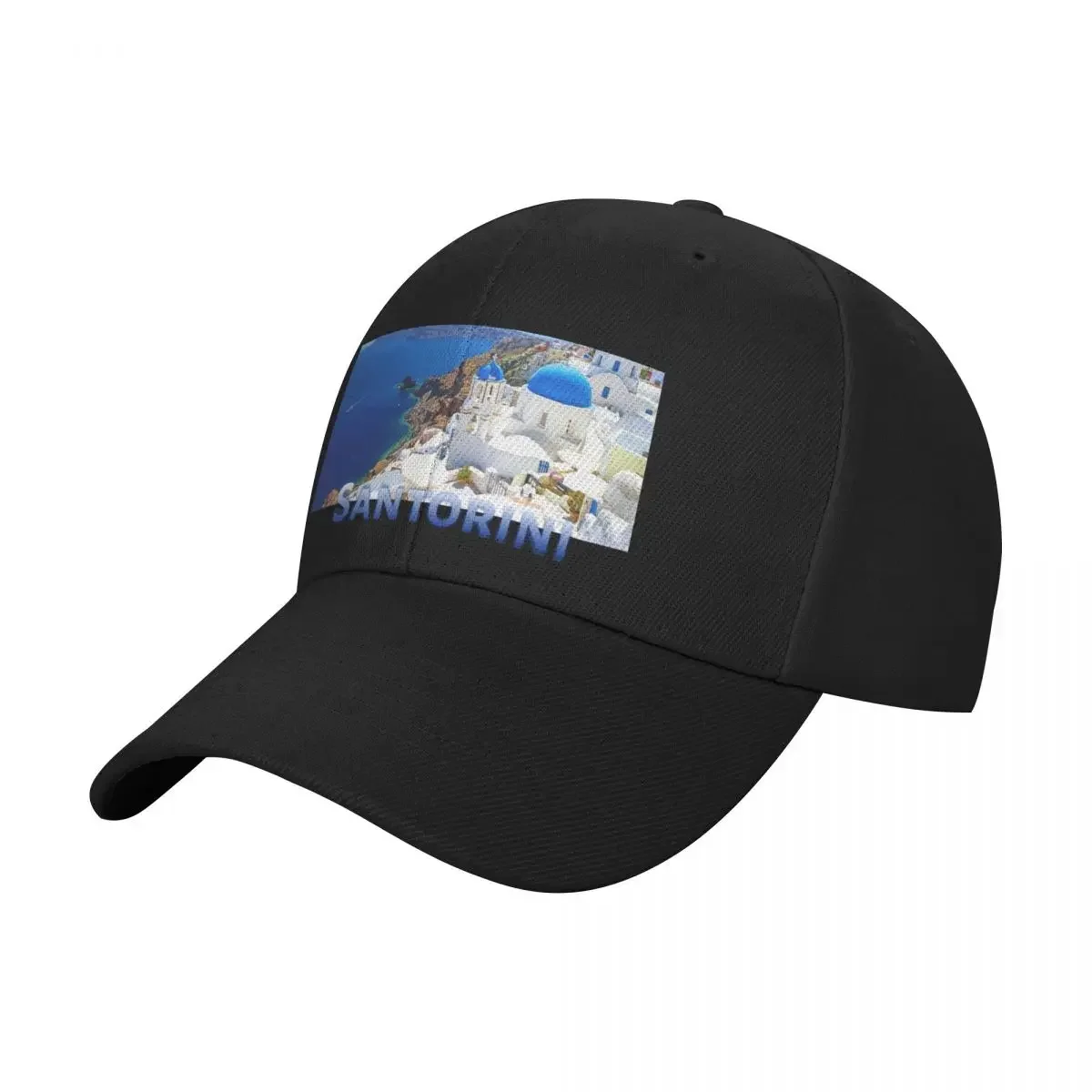 

Santorini Greek islands BY CALLISC Baseball Cap Male hat Sun Hat For Children Beach Funny hats Woman Men's
