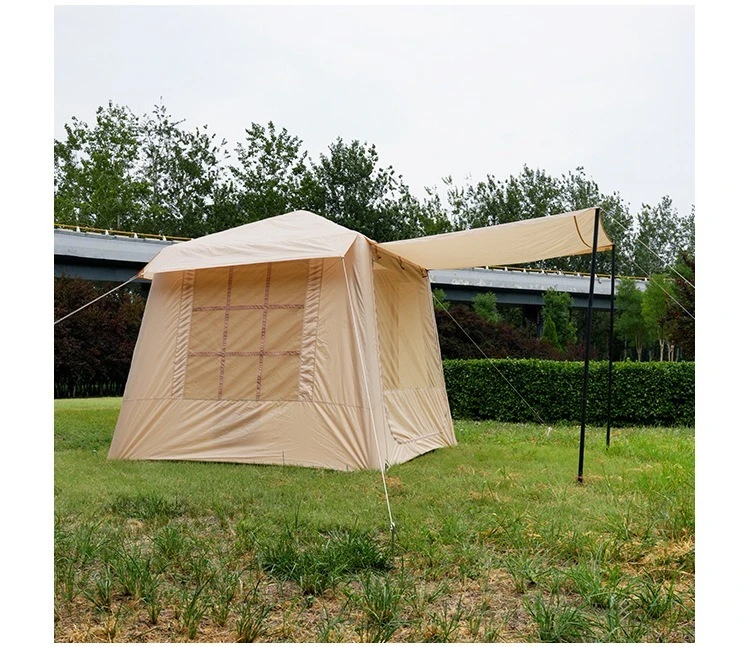 Outdoor Household Inflatable Waterproof Sun Protection Oxford Cloth Dual Layer Portable Sun Shelter Canopy Camping Roof Tent