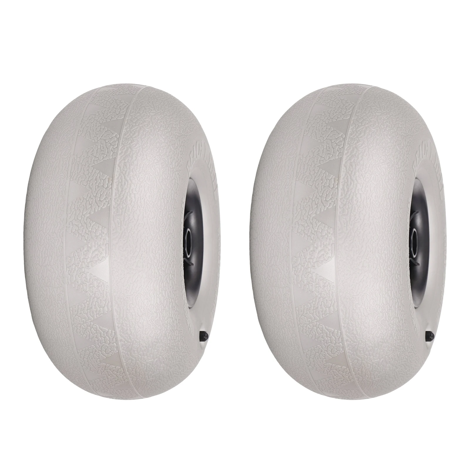 2-Pack Beach Inflatable Wheels Tires Sand Replacement Wheels Cart Tires for Kayak Canoe Boat Cart