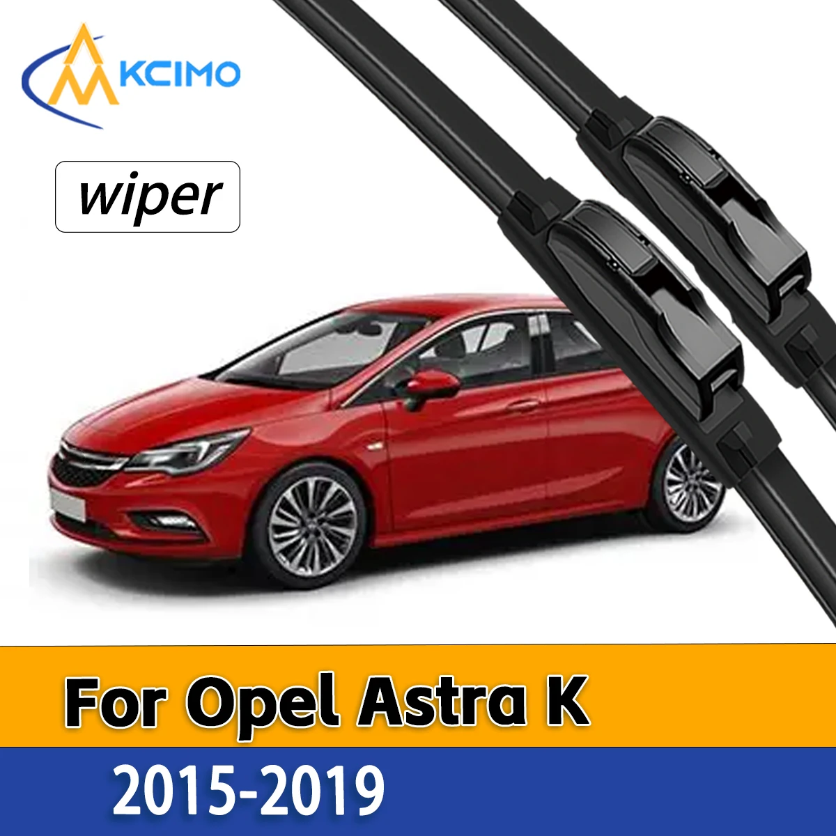 

2PCS Front Windshield Wiper Blades For Opel Astra K Hatchback 2015-2019 Silent Rubber