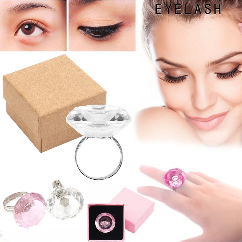 Reusable Microblading Tattoo Pigment Ink Ring Cups Eyelash Extend Glue Holder Container Cap Pigment Holder