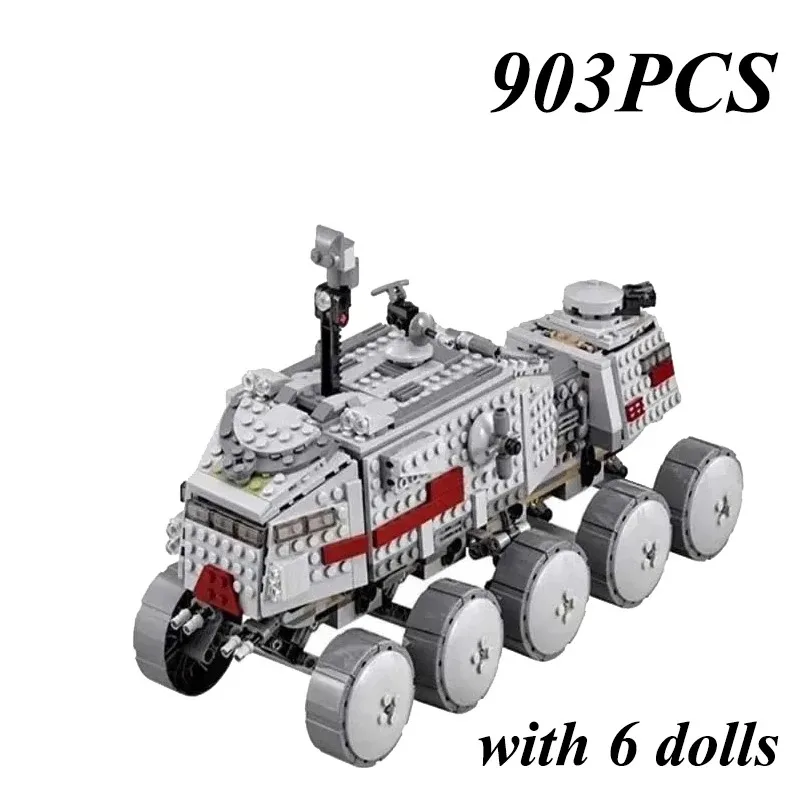 

903 pieces Hot selling items 75151 Scene Turbo Tank DIY children's assembled toys Various festivals gift each other