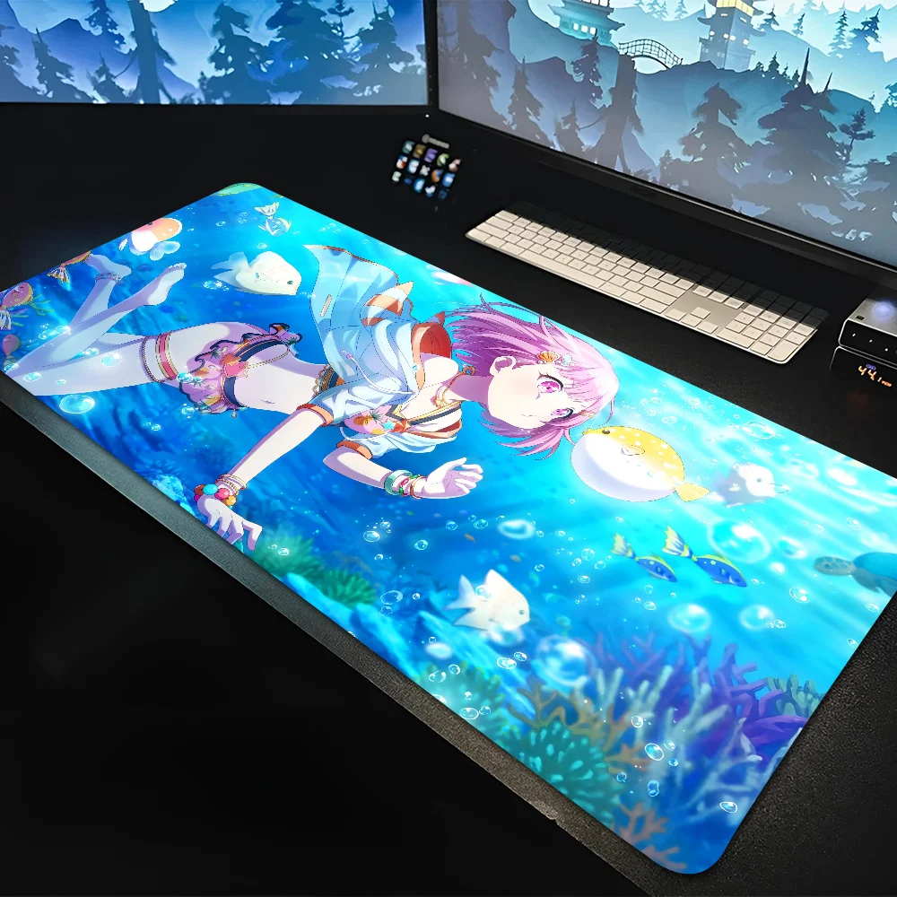 PJSK Project Sekai Colorful Stage Non-slip Mouse Pad Suitable For Office Computers Laptops E-sports Game Desk Mats XXL Keyboard